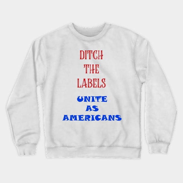 DITCH THE LABELS Crewneck Sweatshirt by DesigningJudy